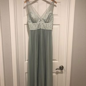 Anthropology floor length dress.